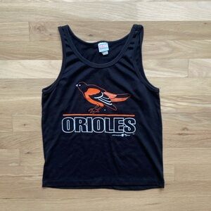 Size YL - vintage 1992 MLB Orioles youth tank-top